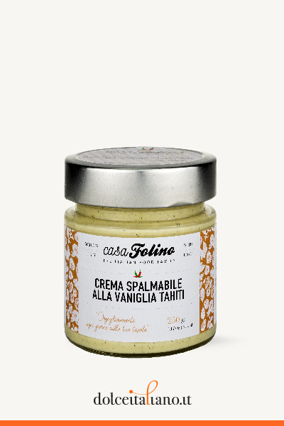 Tahiti Vanilla Spreadable Cream by CasaFolino g 250,00
