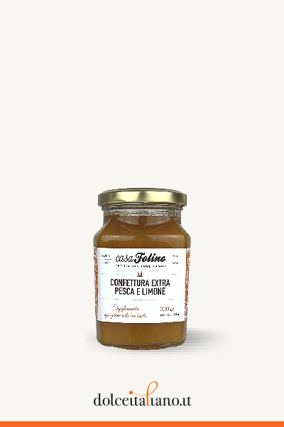 Extra Peach and Lemon Jam  by CasaFolino g 330,00