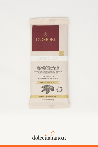Gianduja Chocolate Bar by Domori g 75,00