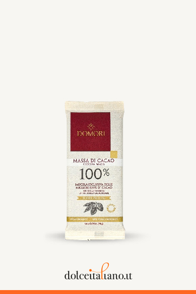 The 75g Domori - 100% cocoa mass by Domori