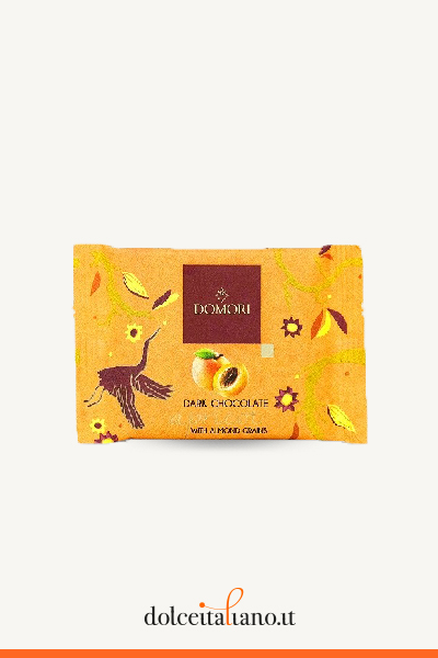 Bar To Go Dark chocolate with apricots by Domori