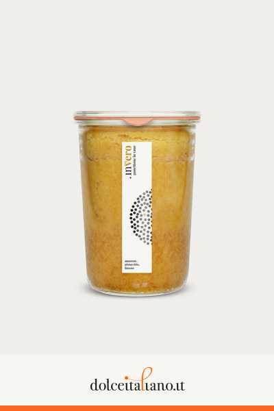 Invero panettone in vaso al gusto amarena, pistacchio e limone di Denis Dianin